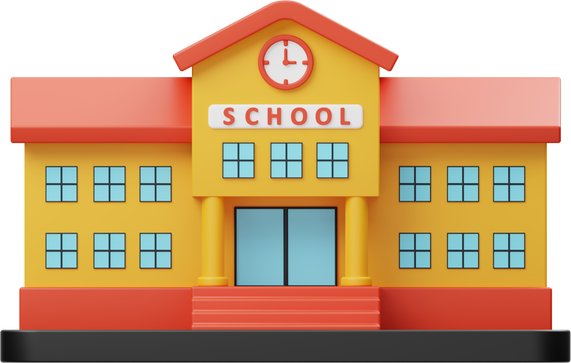 3D School Building 